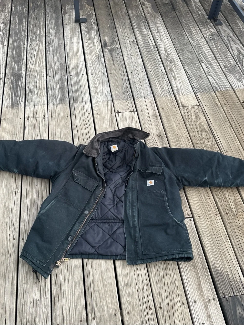 Vintage Carhartt Canvas Arctic Work Jacket Men’s Size XL - Picture 1 of 7